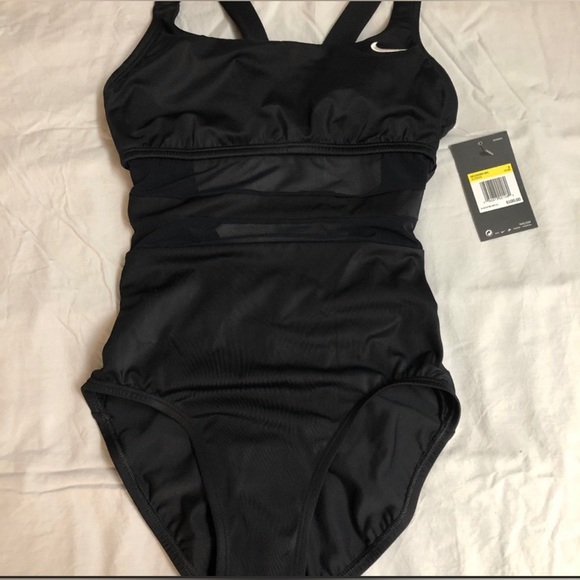 Nike Women's V Back One Piece Swimsuit size XS NWTS ✨ - Picture 7 of 8